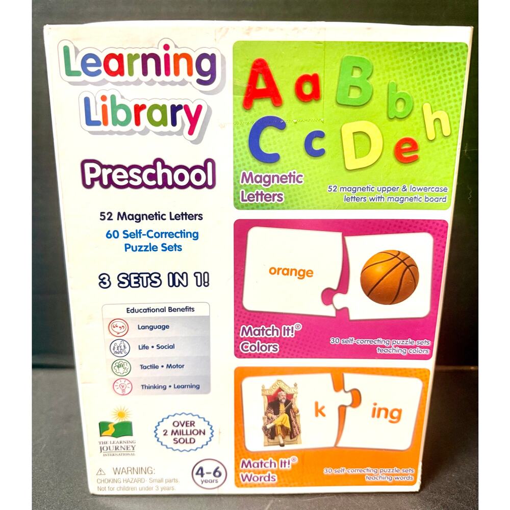Learning Library Preschool set by The Learning Journey International
